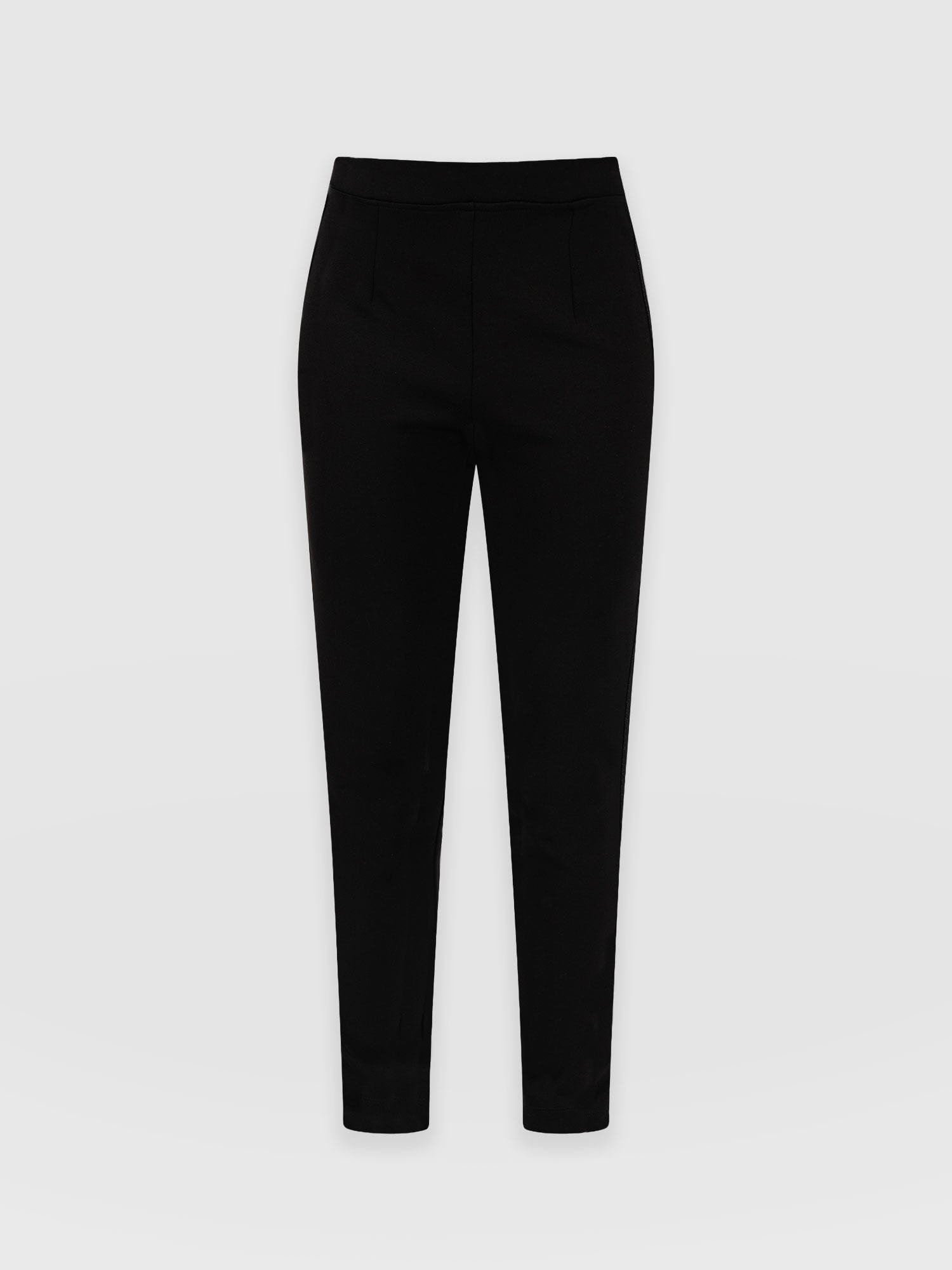 Marlow Tapered Pant Black - Women's Trousers | Saint + Sofia® UK