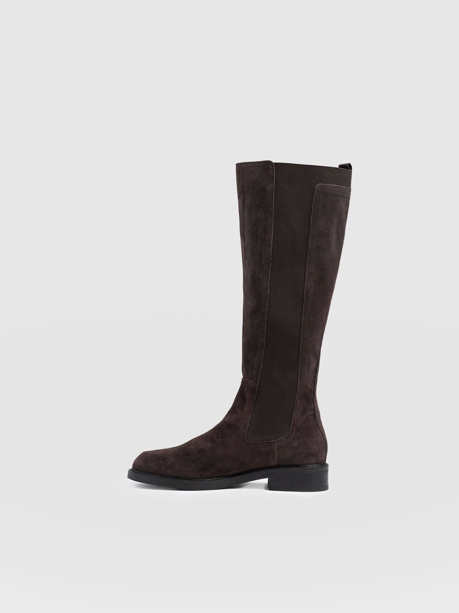 Evelyn Knee High Boot - Brown