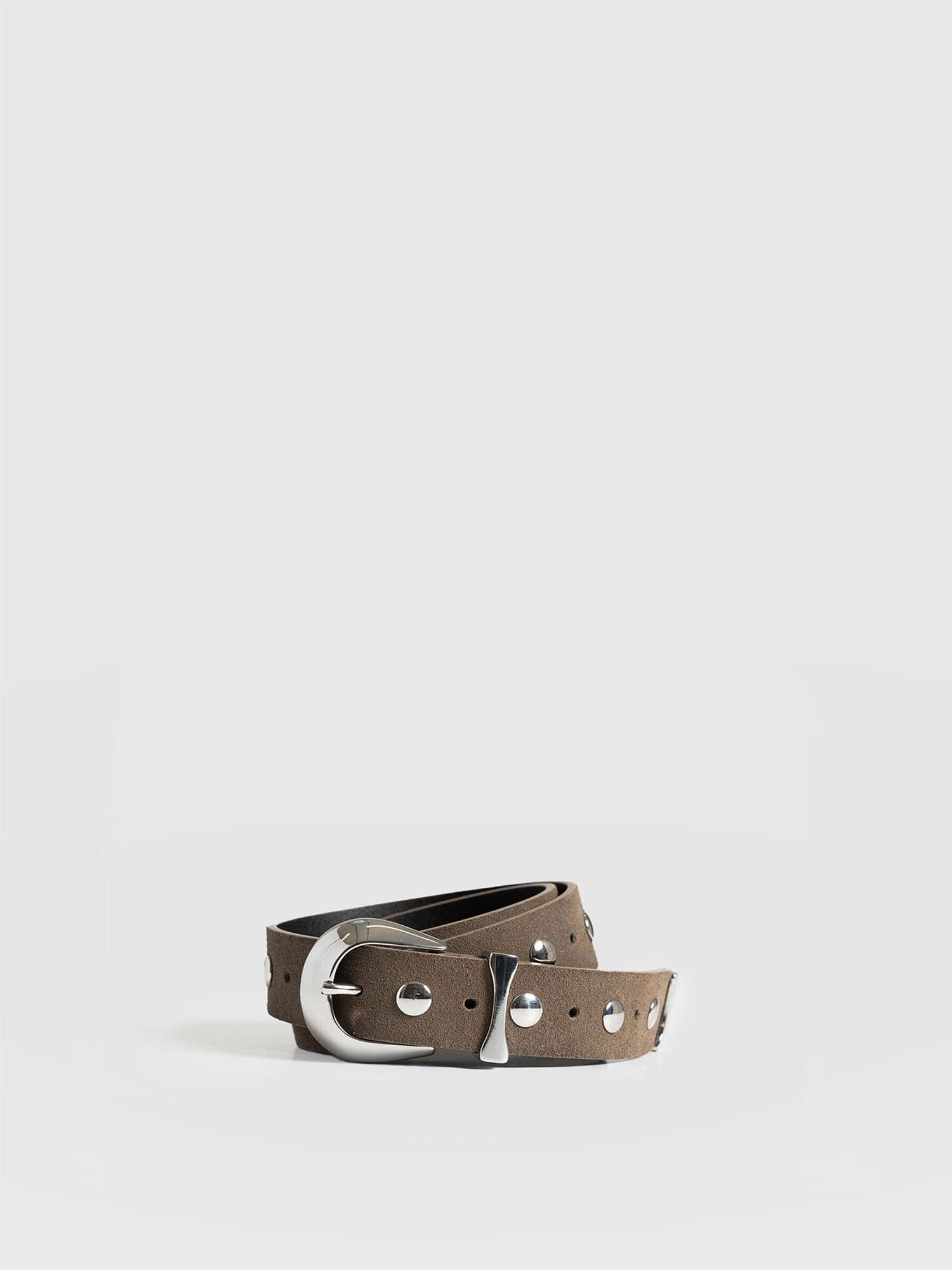 Roxie Studded Belt - Taupe