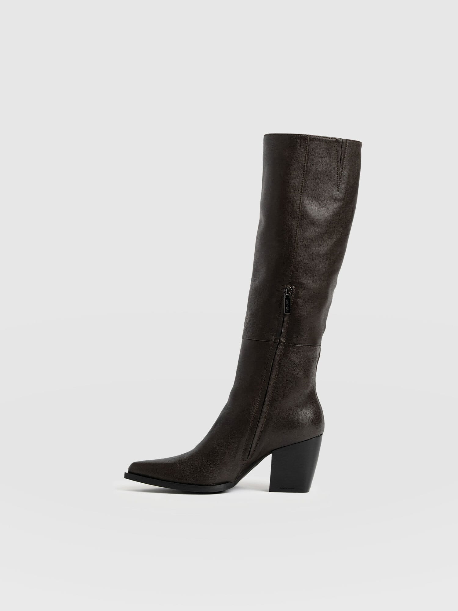 Dallas Knee High Boot - Chocolate