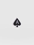 Ace Sticker Badge - Black