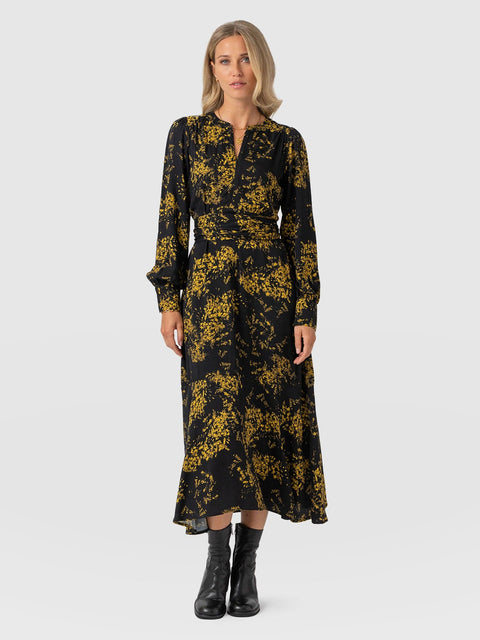 Adaline Zip Up Dress - Yellow Mimosa - Women's Dresses | Saint + Sofia® UK
