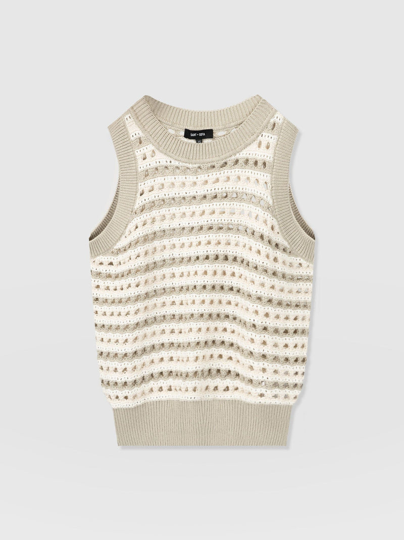 Adler Sleeveless Knit - Beige