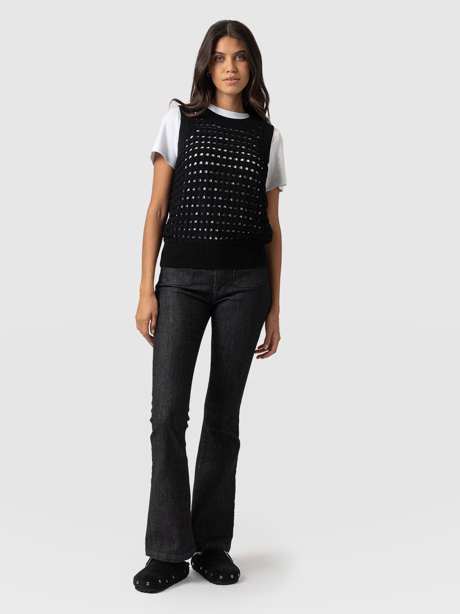 Adler Sleeveless Knit - Black