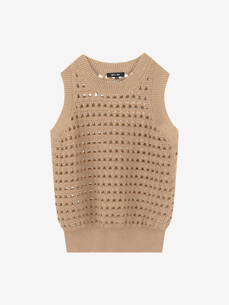 Adler Sleeveless Knit - Camel