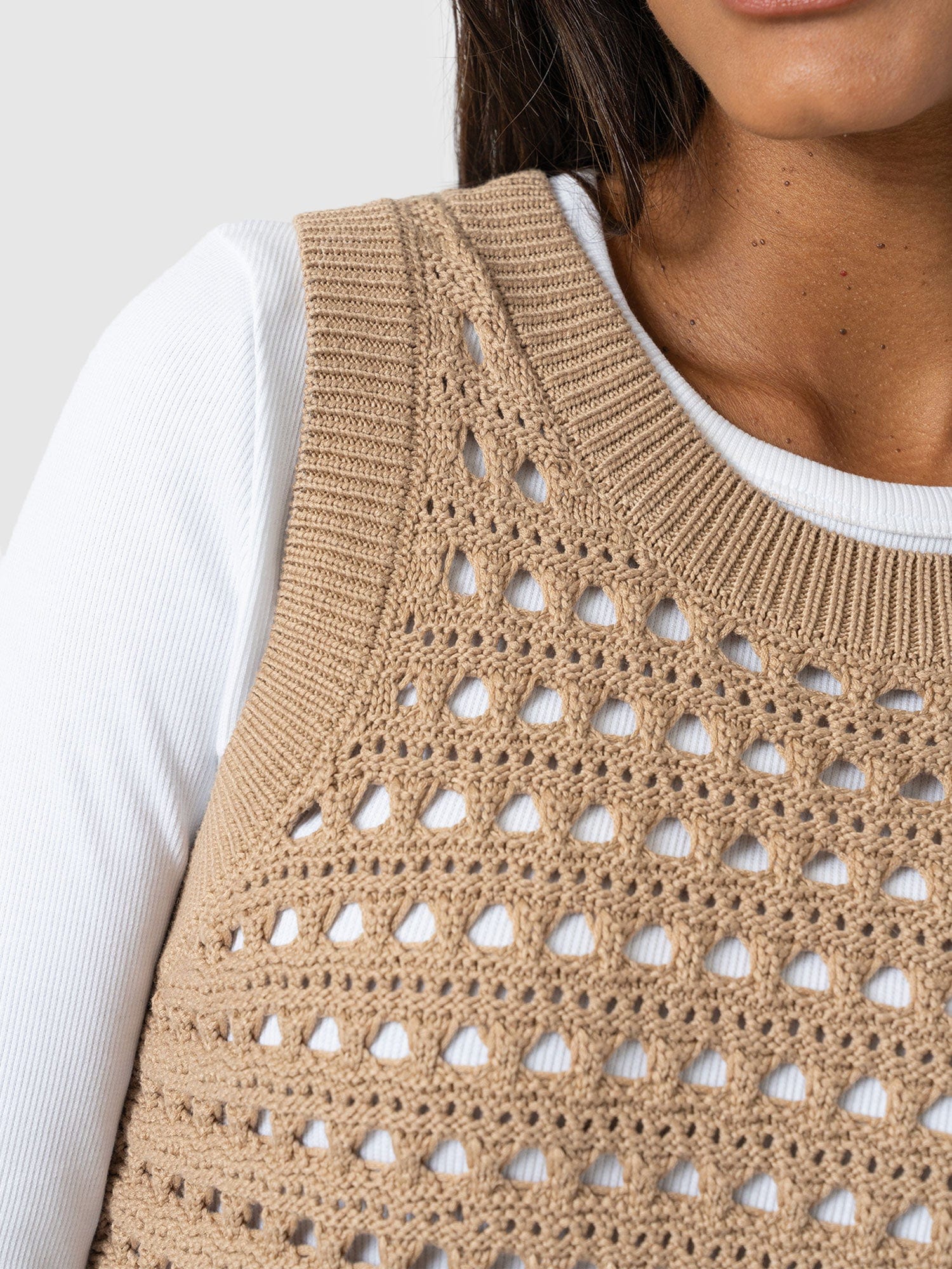 Adler Sleeveless Knit - Camel