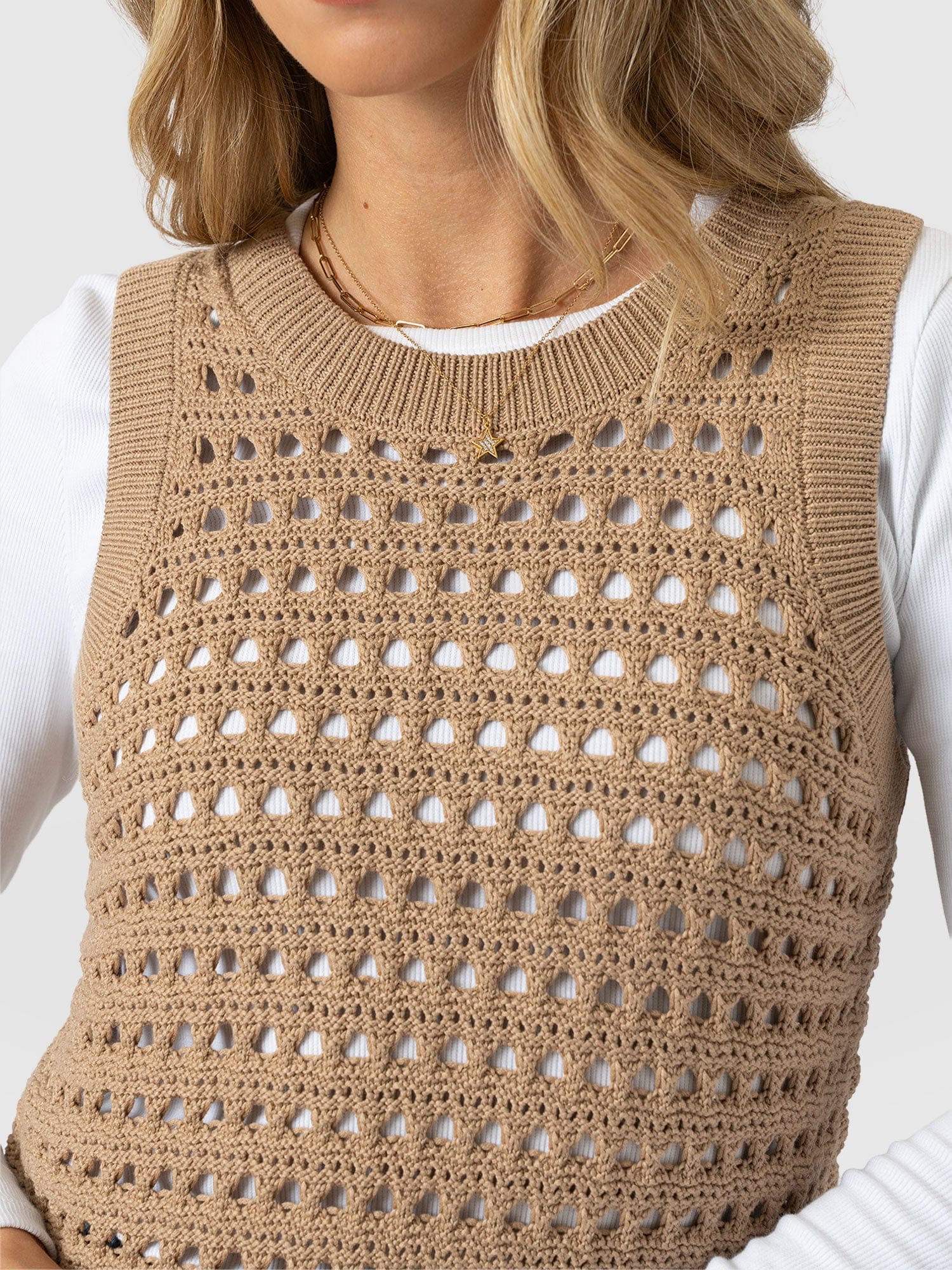 Adler Sleeveless Knit - Camel