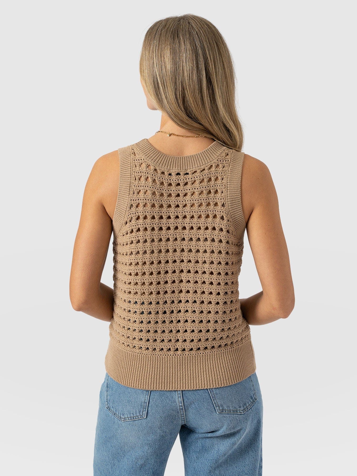 Adler Sleeveless Knit - Camel