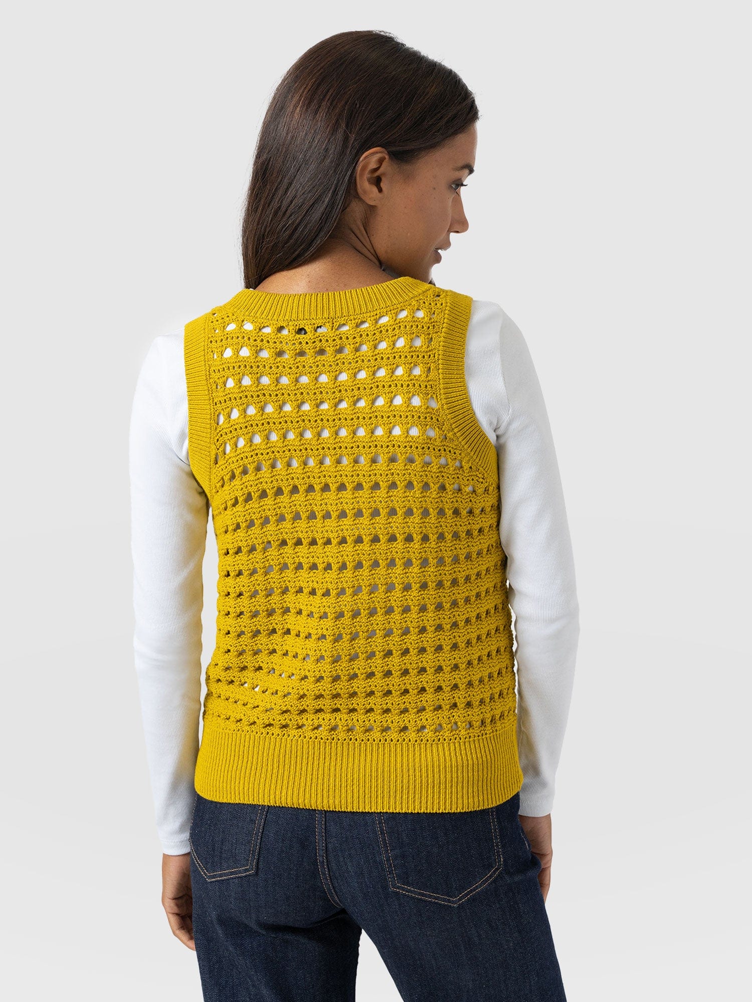 Adler Sleeveless Knit - Mustard