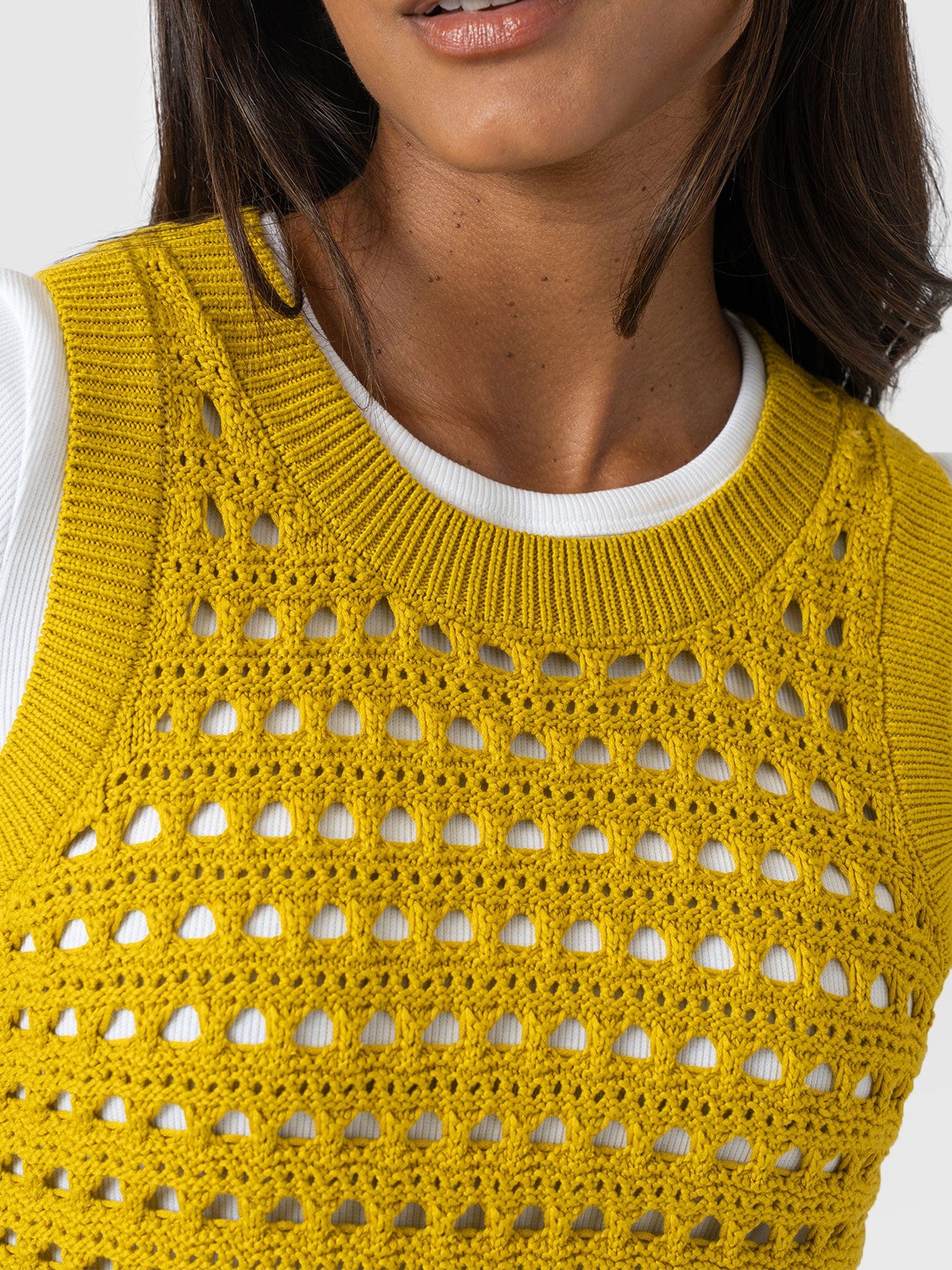 Adler Sleeveless Knit - Mustard