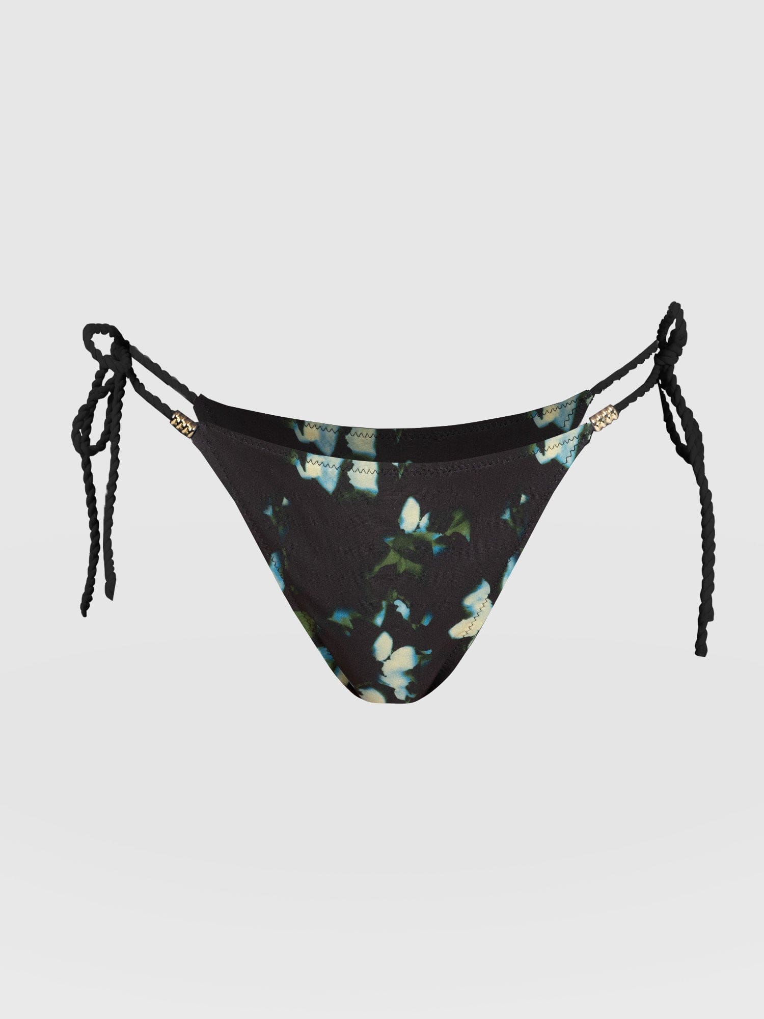 Alba Tie Side Bikini Bottom Blue Aurora - Women's Swimwear | Saint and Sofia® UK