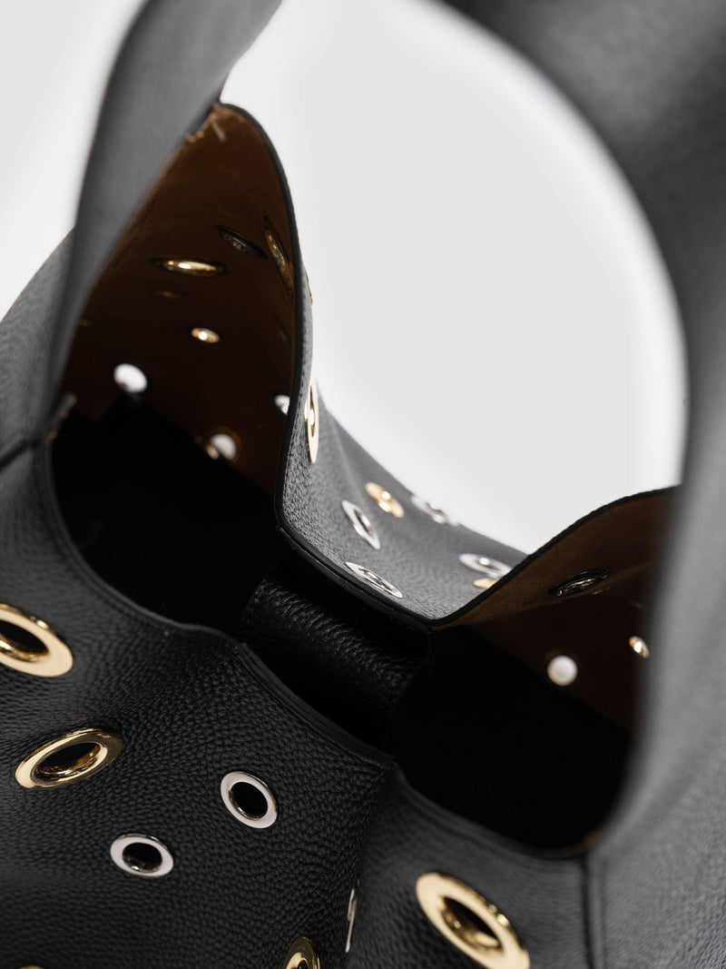 Allana Eyelet Bag - Black - Women's Handbags | Saint + Sofia® UK