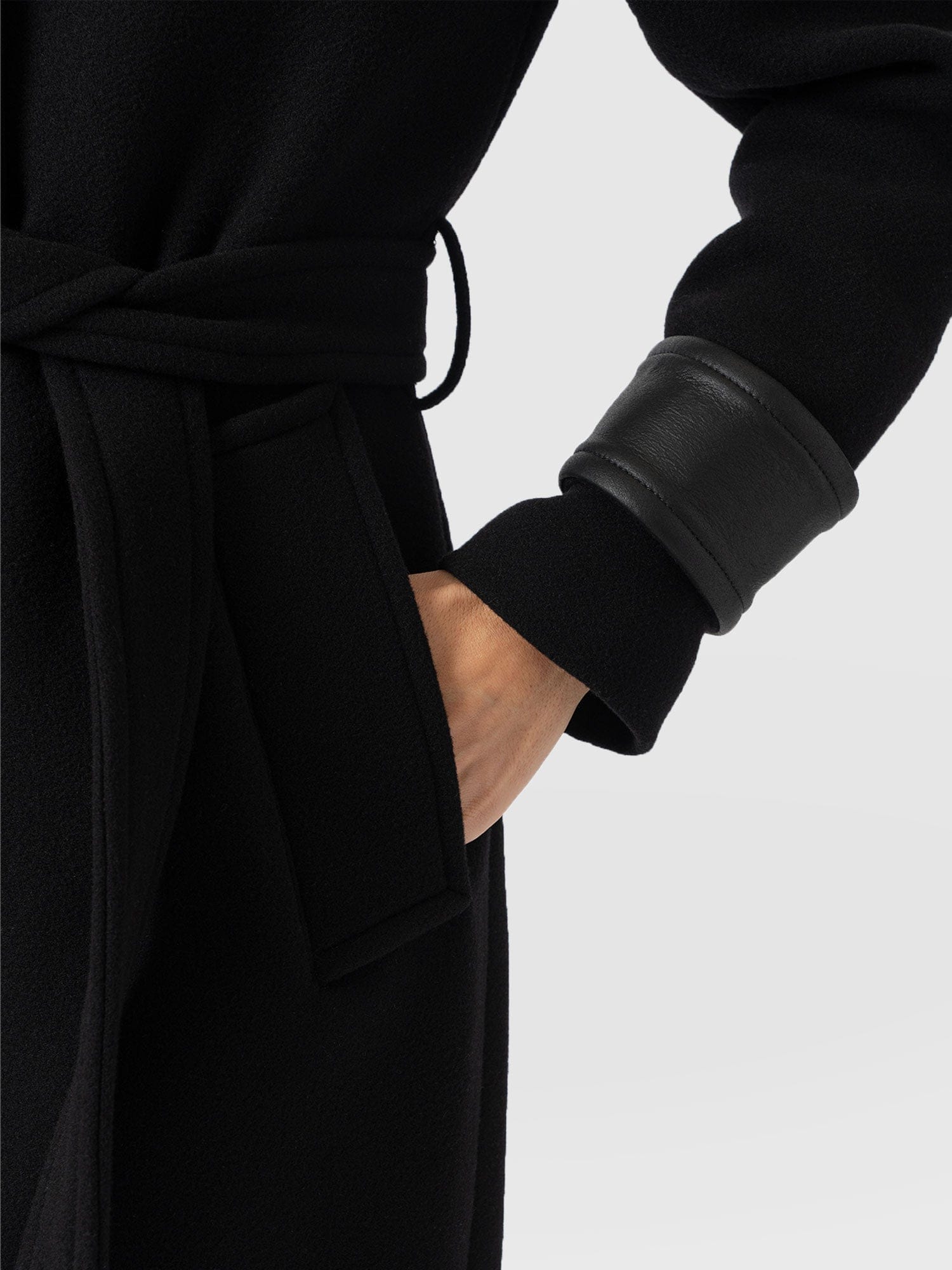 Allegra Coat - Black - Women's Outerwears | Saint + Sofia® UK