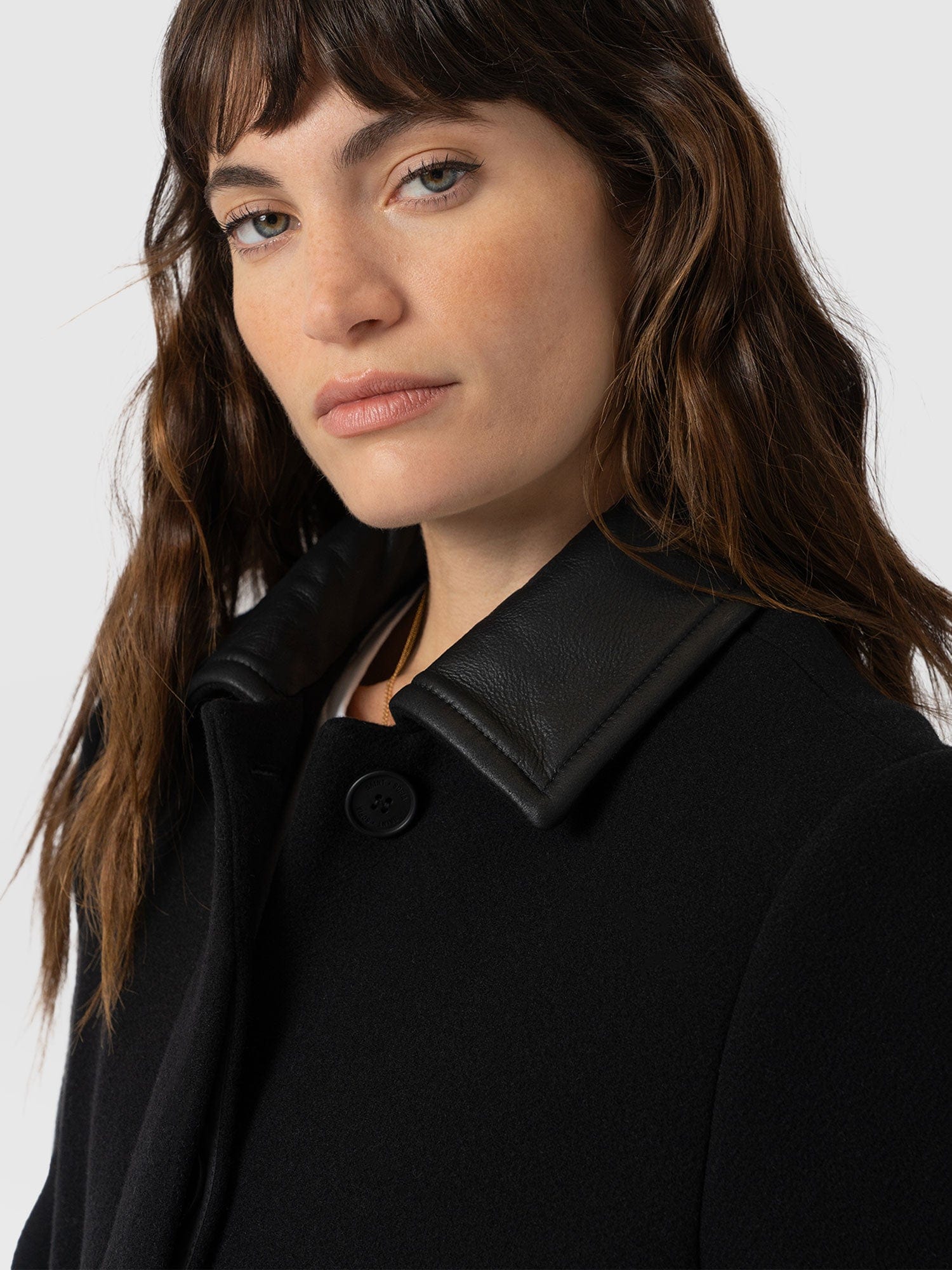 Allegra Coat - Black - Women's Outerwears | Saint + Sofia® UK