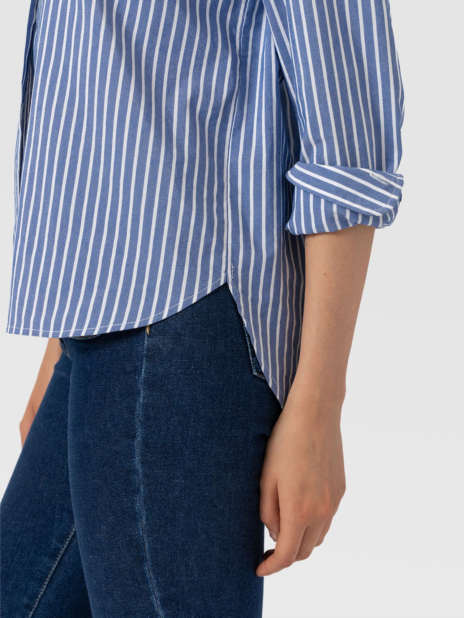 Anneliese Shirt - Blue Stripe