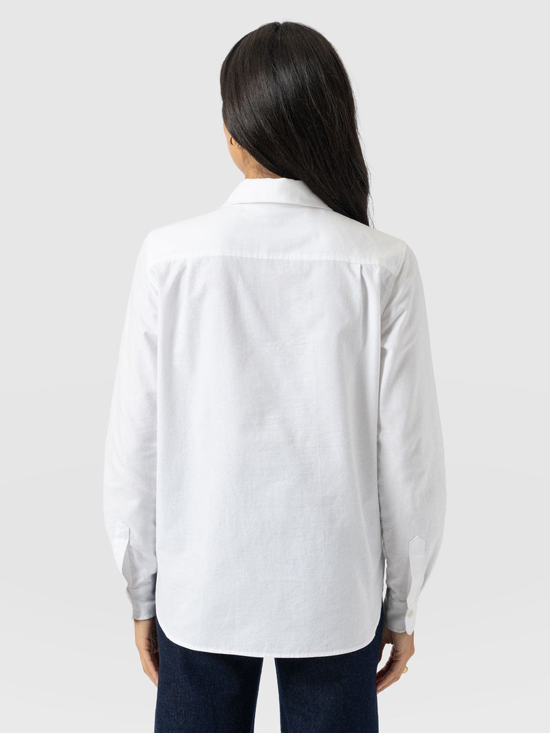 Anneliese Shirt - White - Women's Blouses | Saint + Sofia® UK