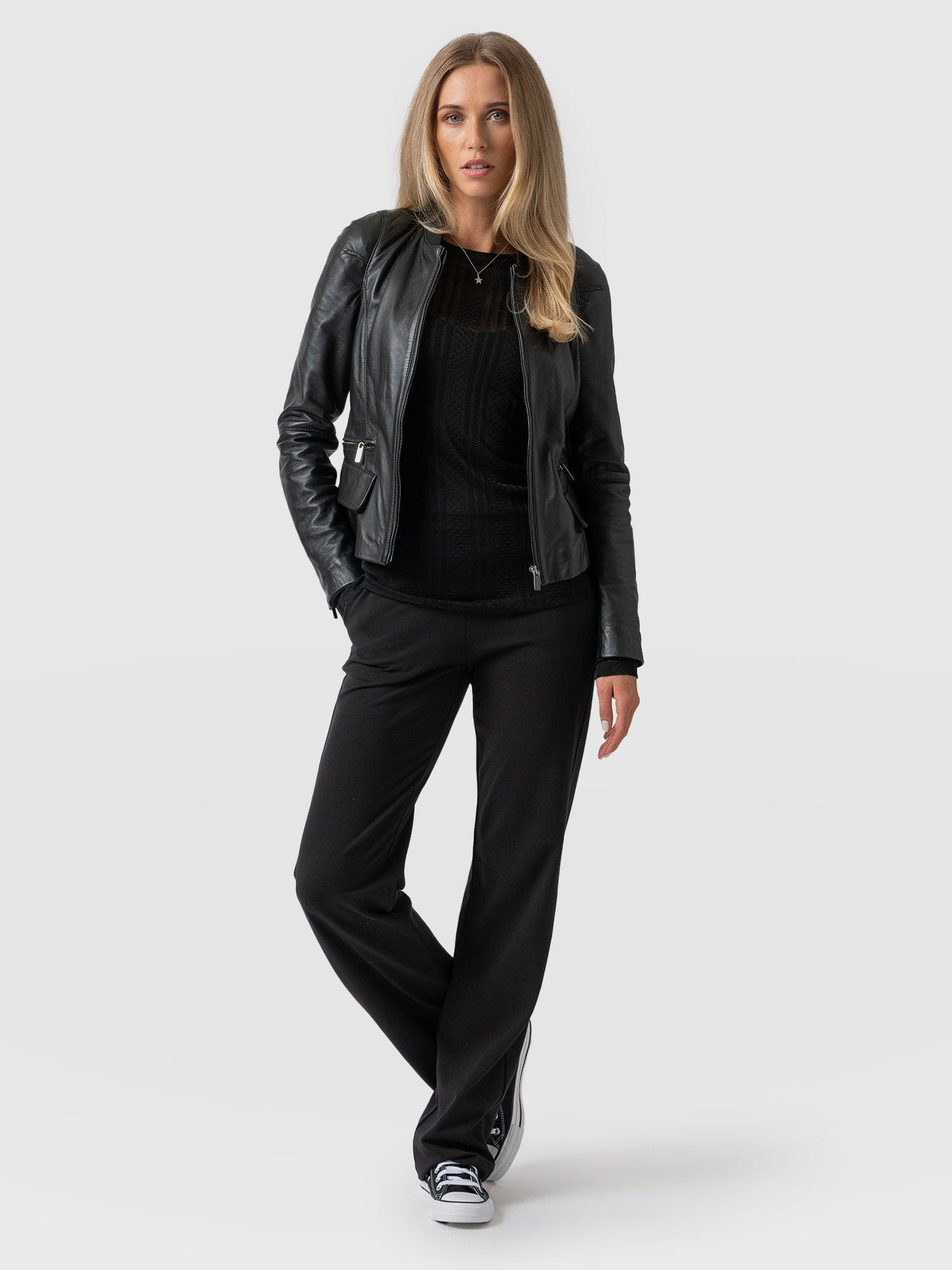 Buy Bamans Work Pants for Women Yoga Dress Pants Straight Leg Stretch Work  Pant with Pockets, Black, Small at Amazon.in