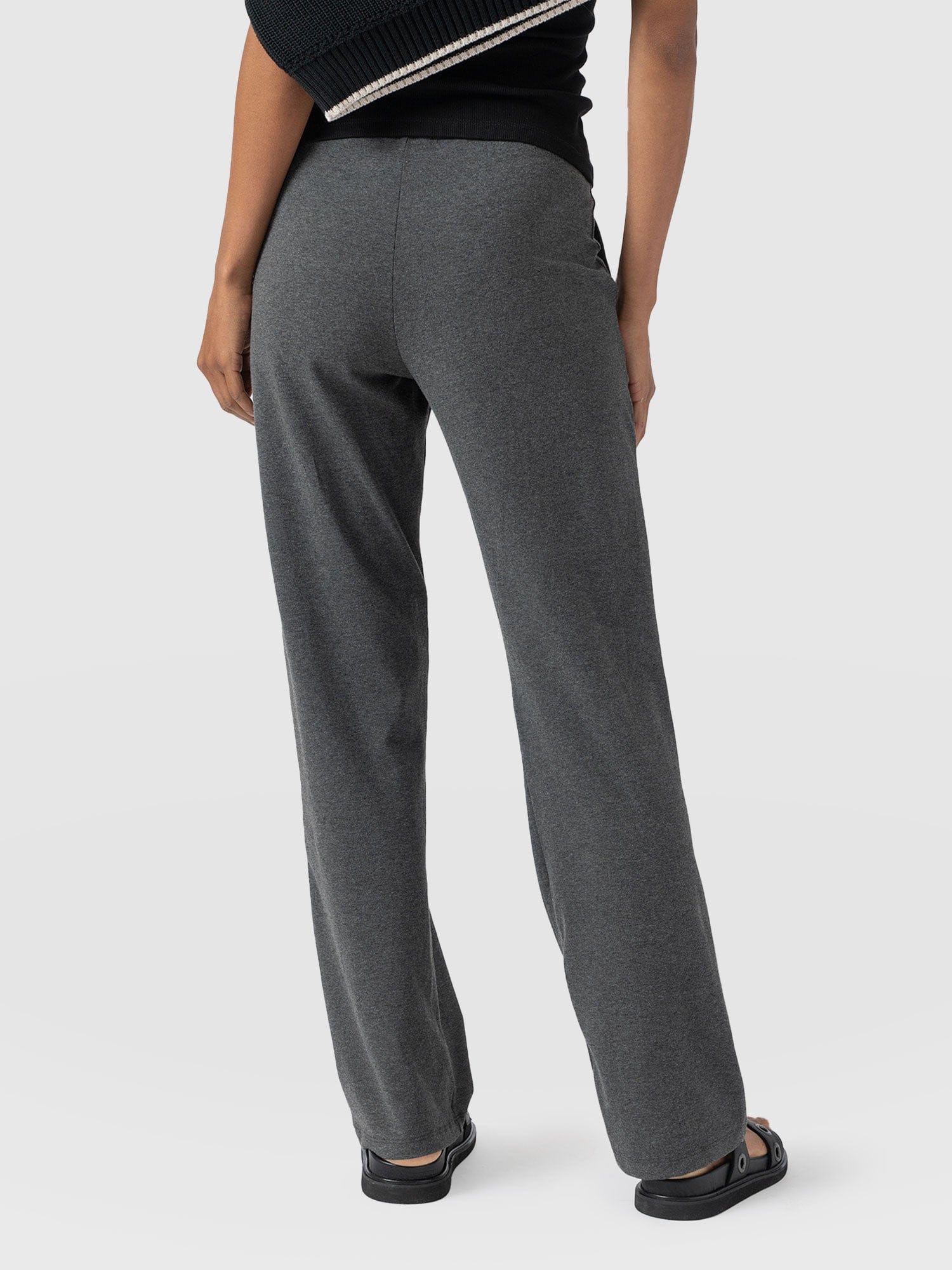 Apartment Pant Charcoal - Women's Trousers | Saint + Sofia® UK