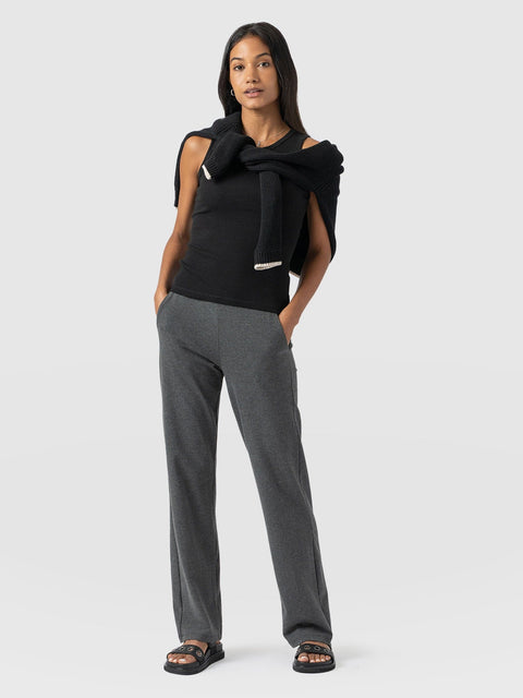 Apartment Pant Charcoal - Women's Trousers | Saint + Sofia® UK