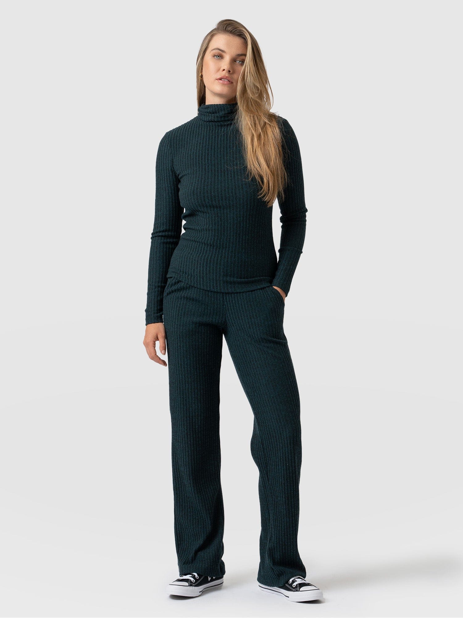 Apartment Pant Ribbed - Green Rib