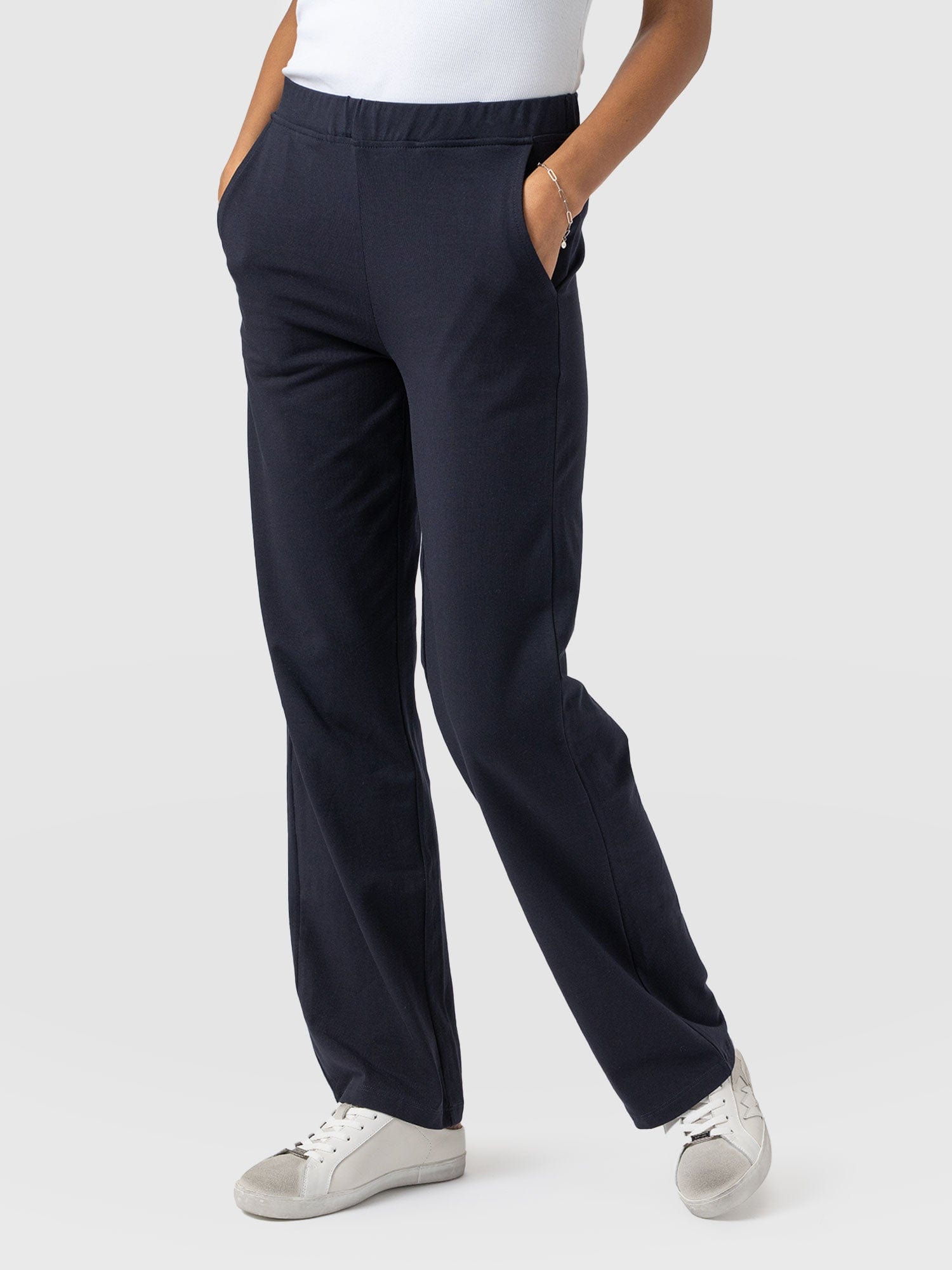 Apartment Pant Navy - Women's Trousers | Saint and Sofia® UK