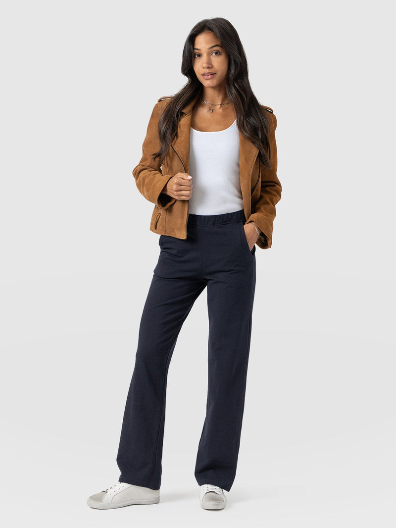 Apartment Pant Navy - Women's Trousers | Saint and Sofia® UK