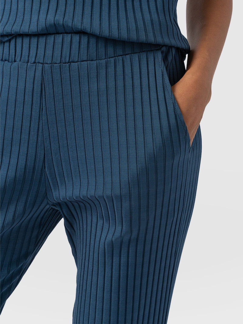 Apartment Pant - Teal Rib