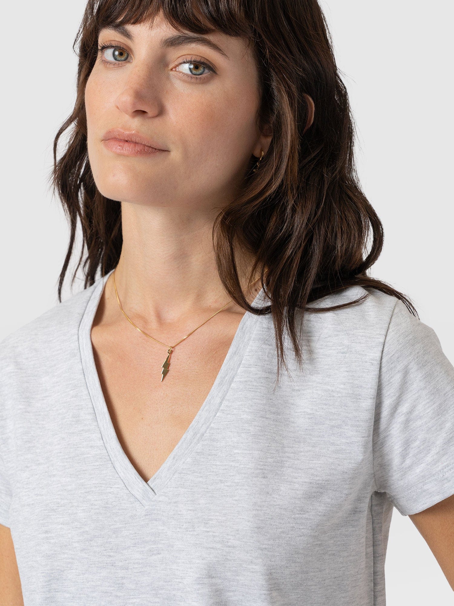 Apartment Tee Grey - Women's T-Shirts | Saint + Sofia® UK