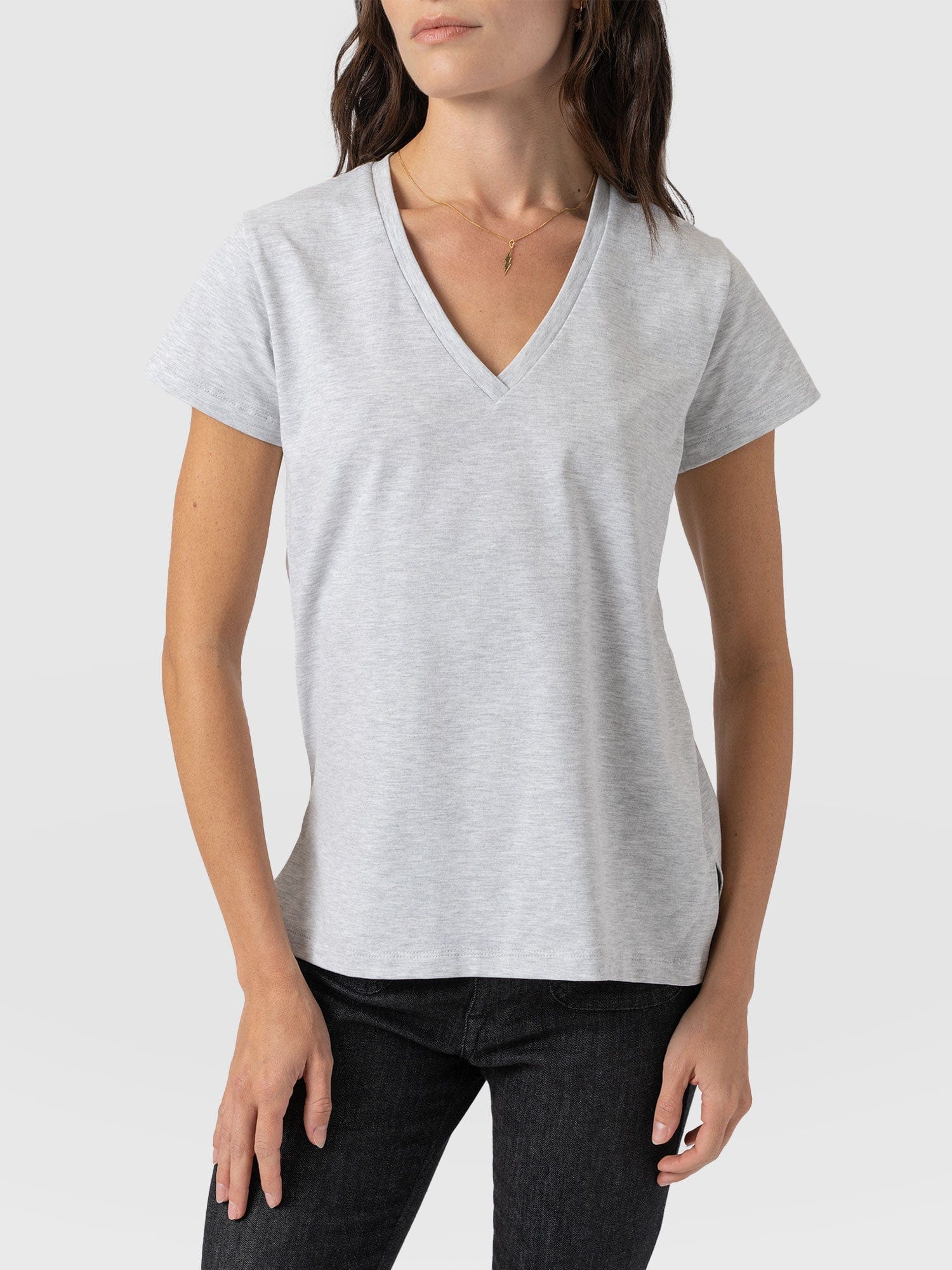 Apartment Tee Grey - Women's T-Shirts | Saint + Sofia® UK