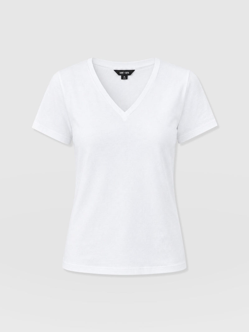 Apartment Tee White - Women's T-Shirts | Saint and Sofia® UK