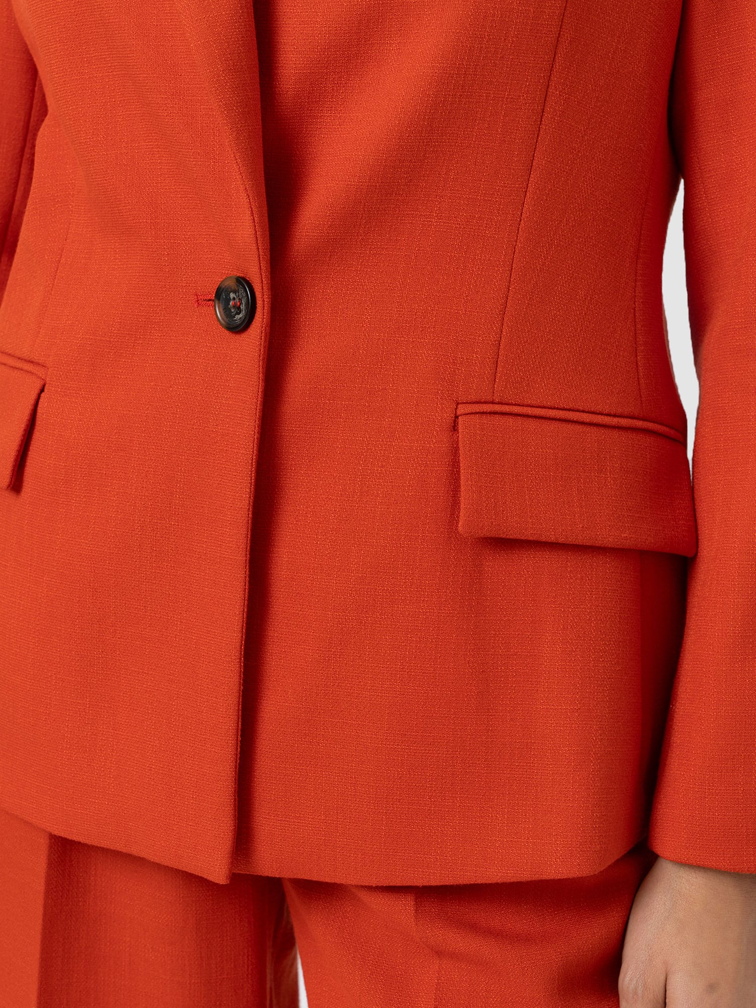 Argent Blazer - Burnt Orange - Women's Jackets | Saint + Sofia® UK