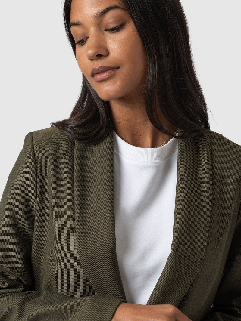 Argent Blazer - Khaki