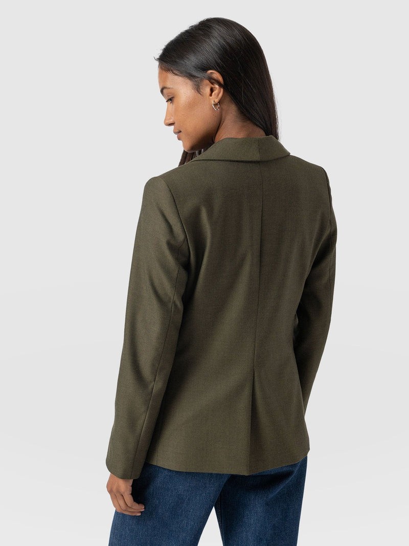 Argent Blazer - Khaki