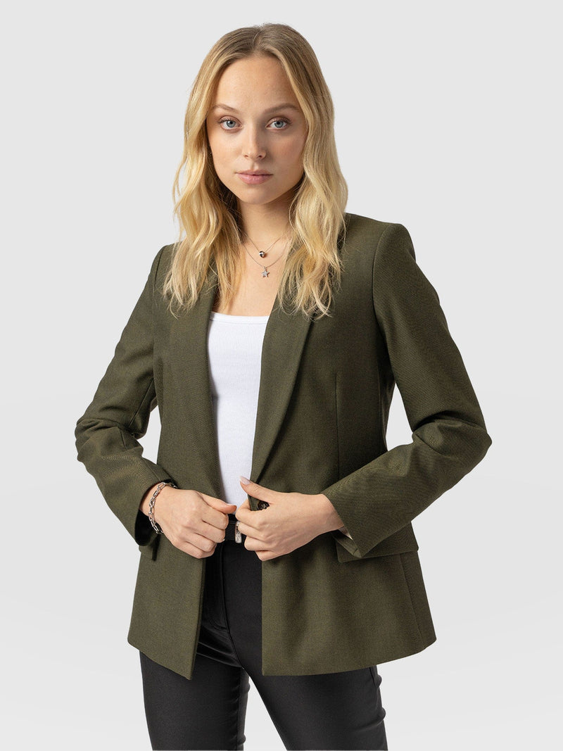 Argent Blazer - Khaki