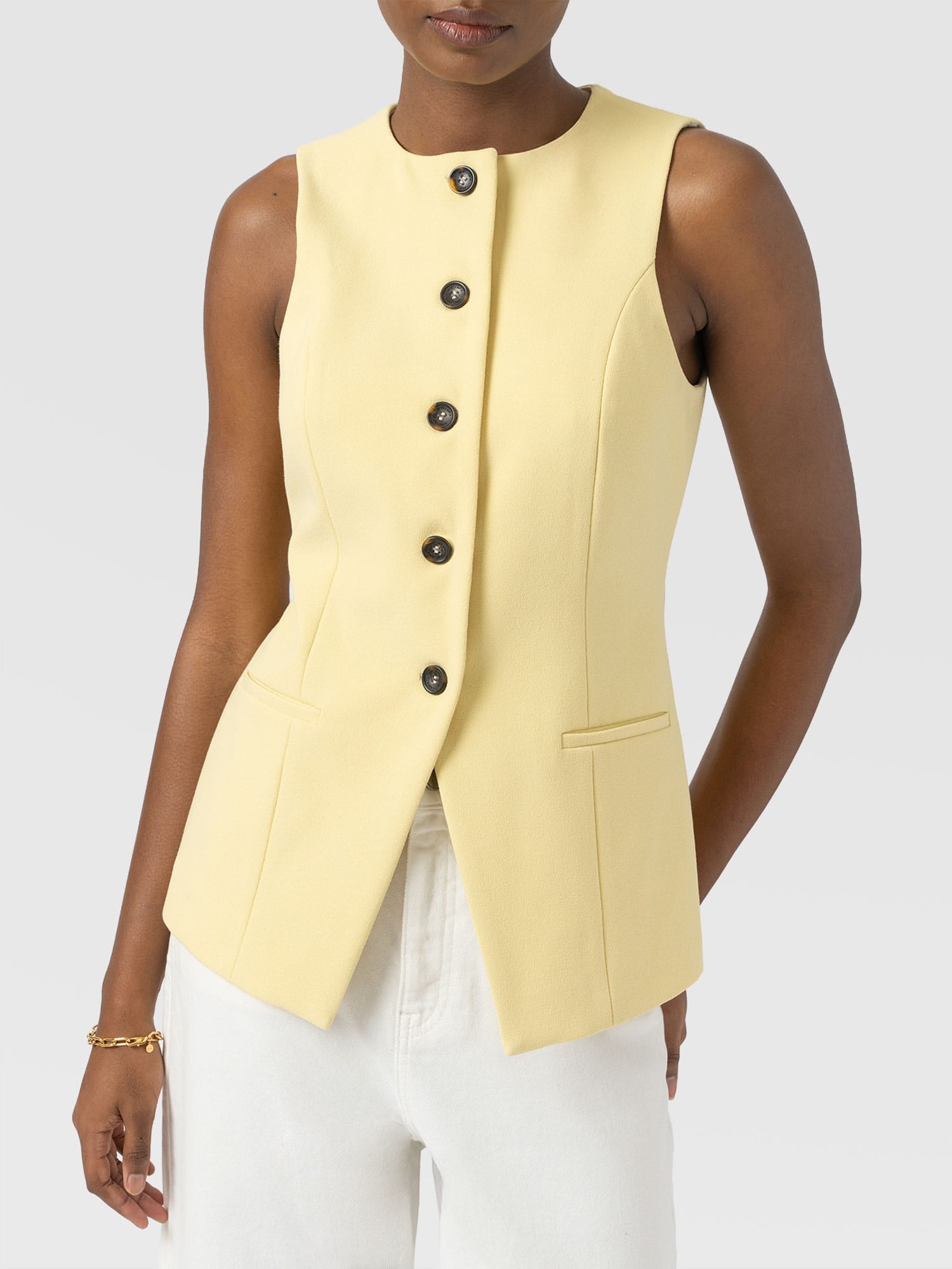Argent Waistcoat - Butter Yellow