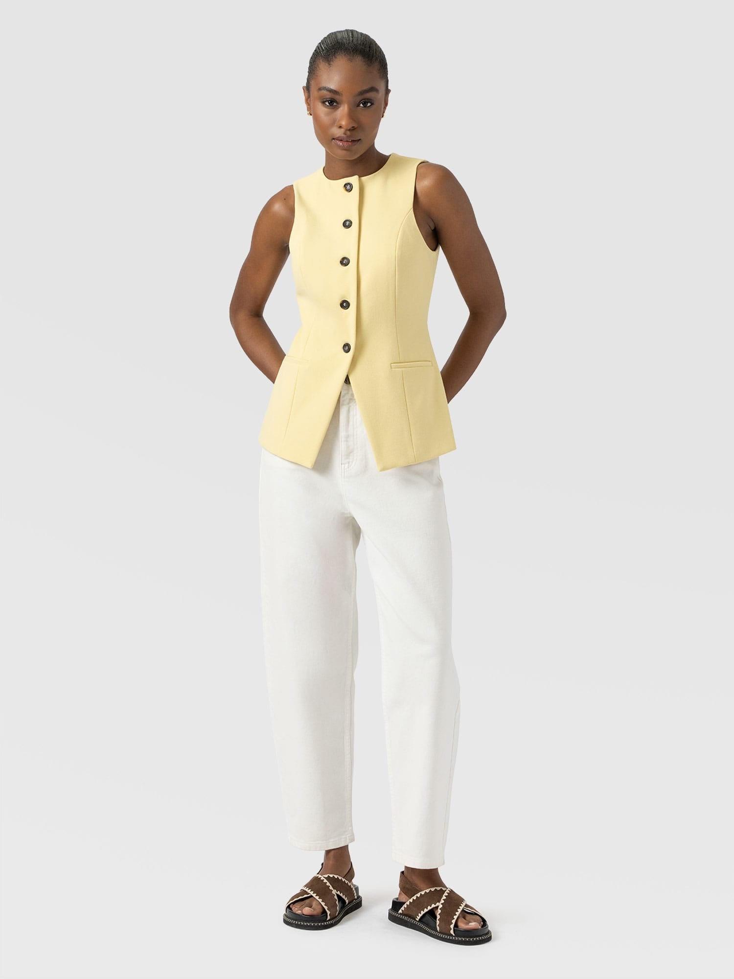 Argent Waistcoat - Butter Yellow