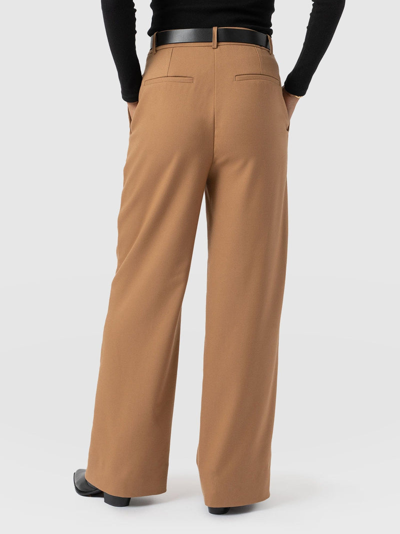 Argent Wide Leg Pant - Camel