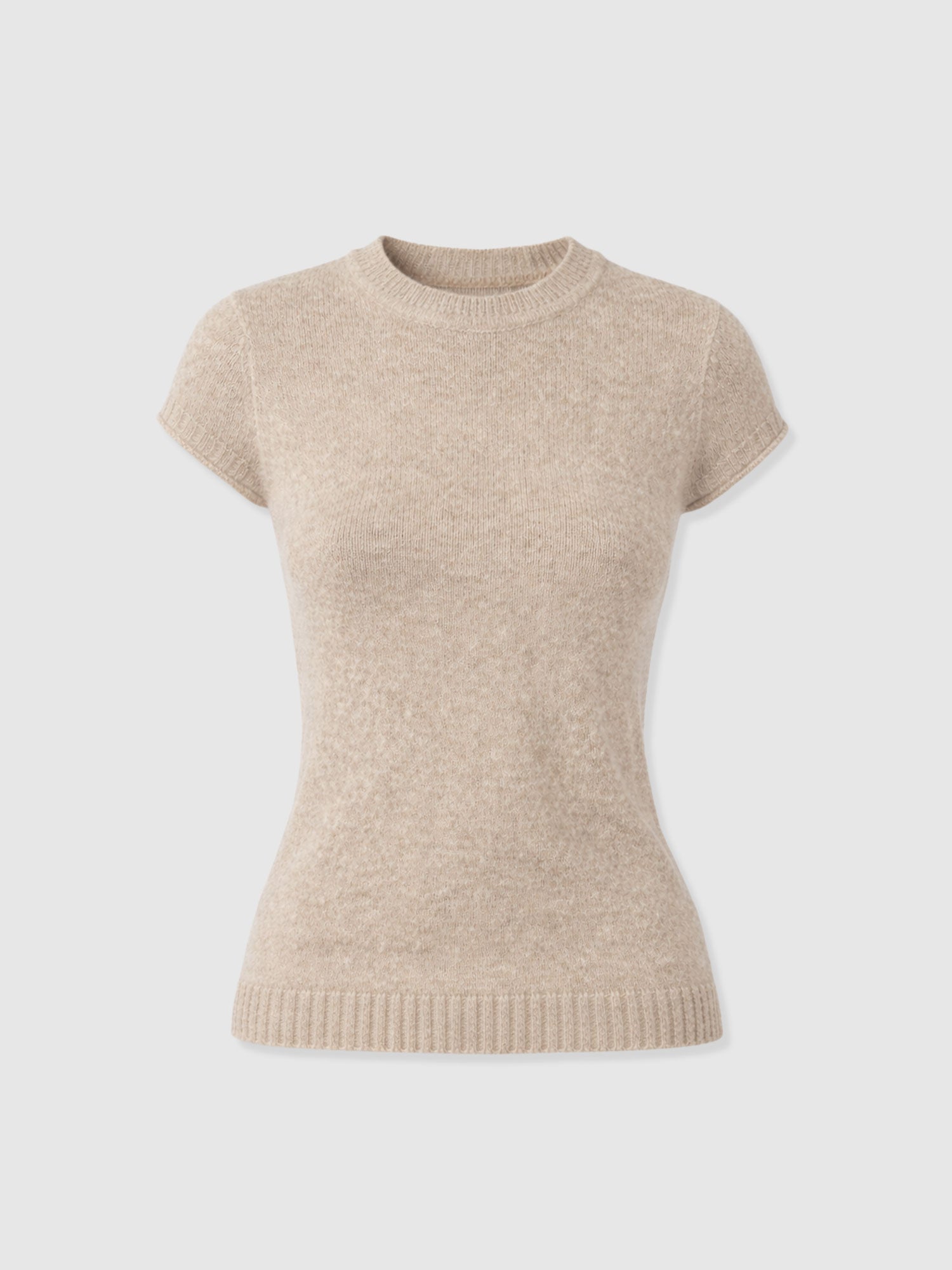 Ariella Baby Tee - Beige