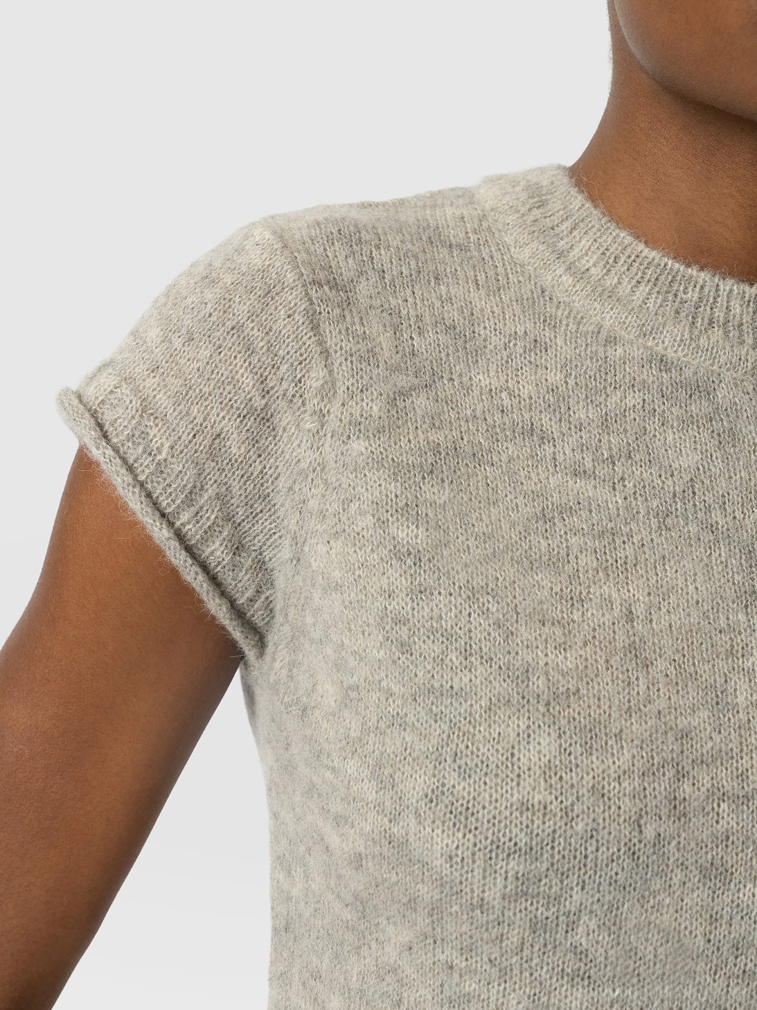 Ariella Baby Tee - Grey