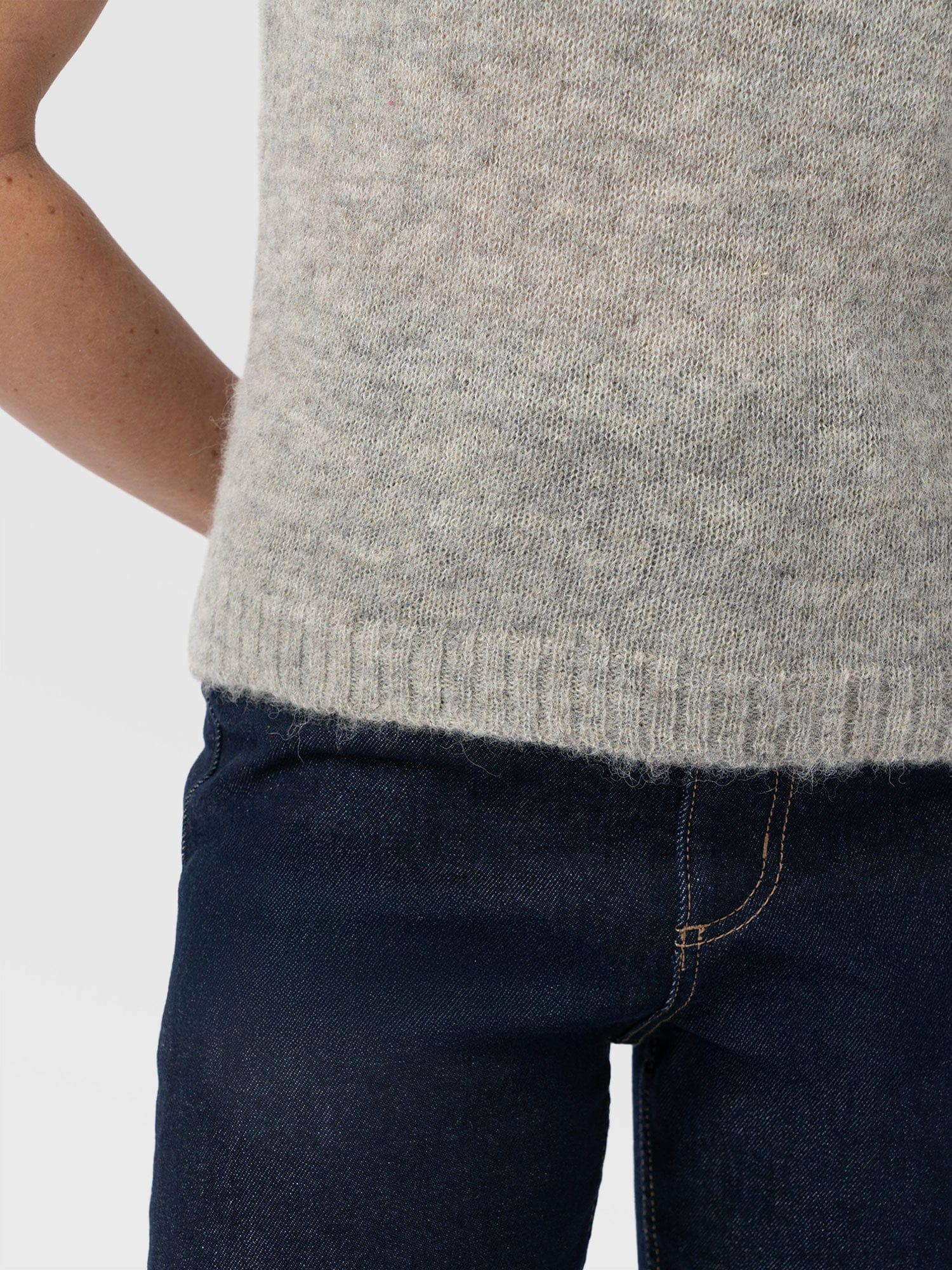 Ariella Baby Tee - Grey