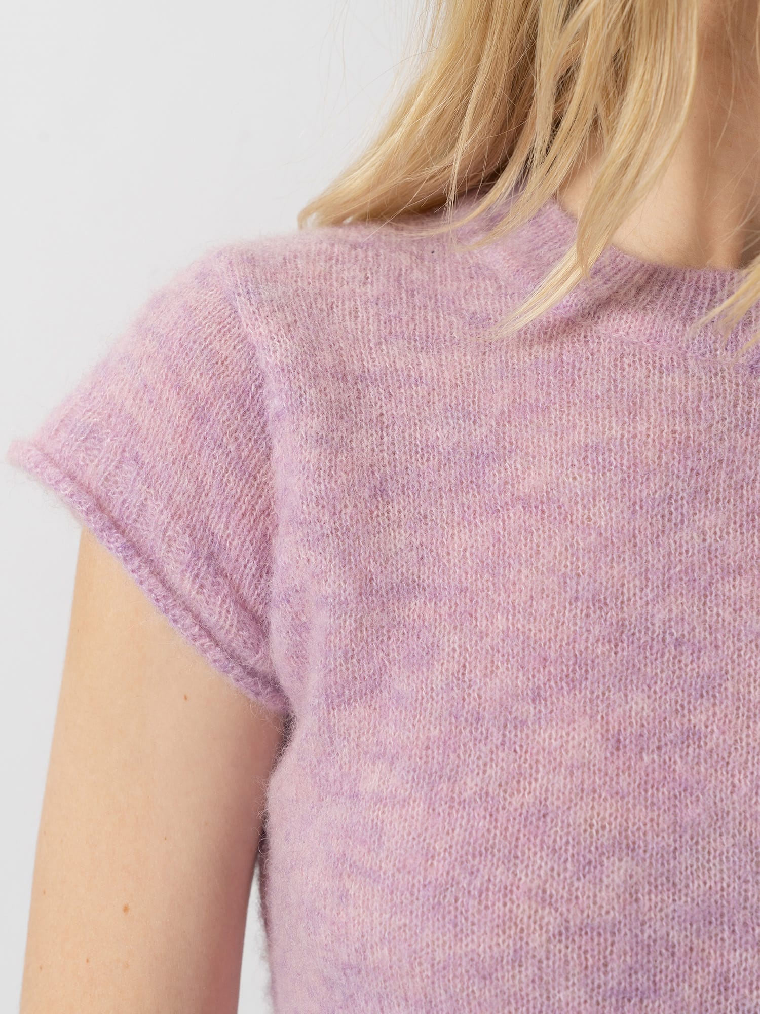 Ariella Baby Tee - Lilac Pink - Women's Jumpers | Saint and Sofia® UK