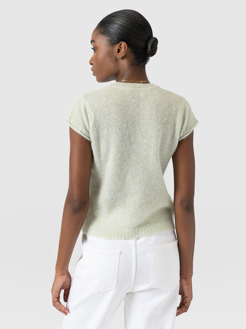 Ariella Baby Tee - Mint - Women's Jumpers | Saint + Sofia® UK