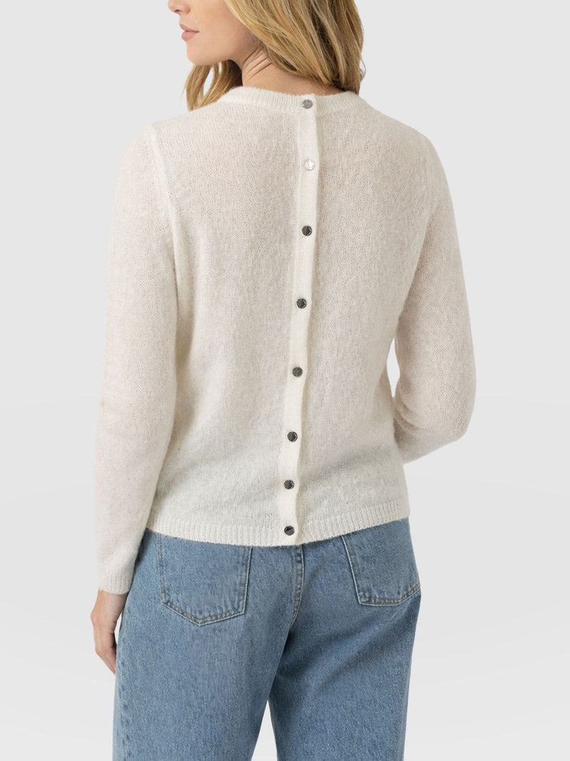 Ariella Cardigan - Cream - Women's Jumpers | Saint + Sofia® UK