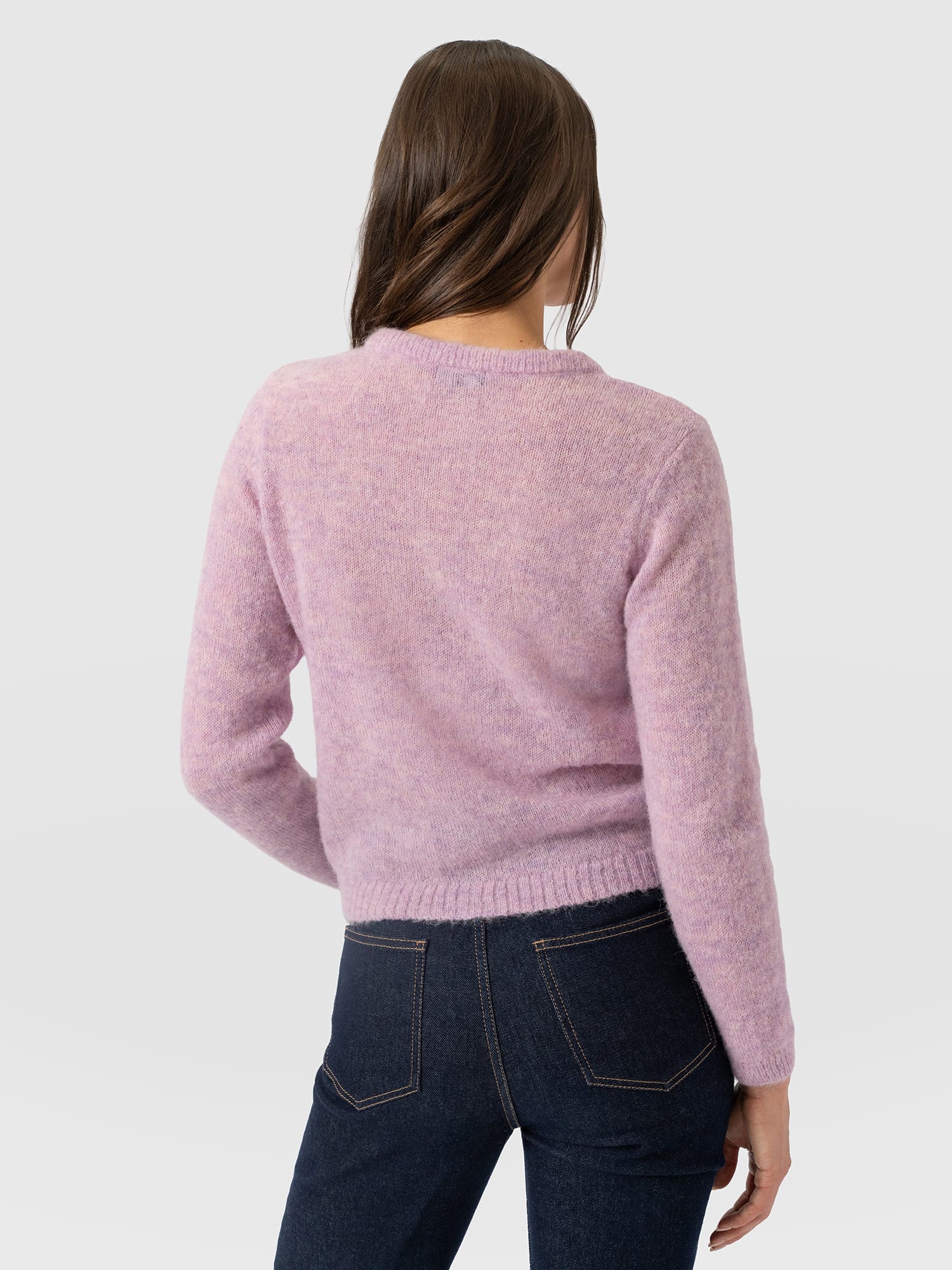 Ariella Cardigan - Lilac Pink - Women's Jumpers | Saint and Sofia® UK