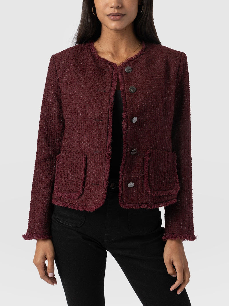 Ashby Jacket - Maroon