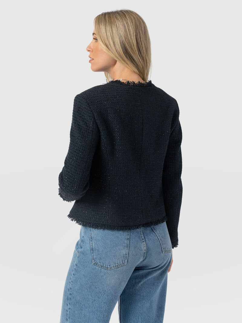 Ashby Jacket Navy - Women's Jackets | Saint + Sofia® UK
