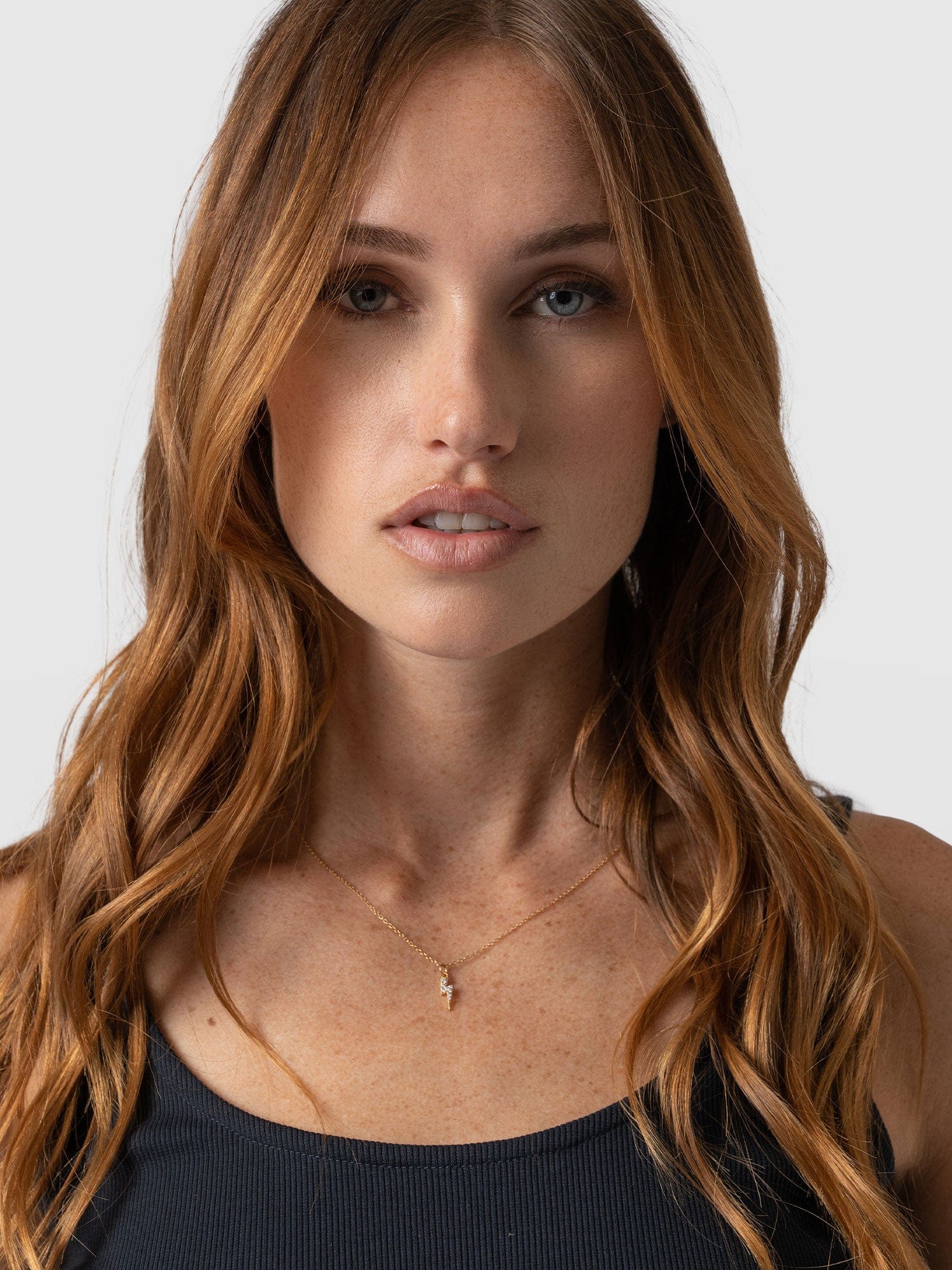 Astral Lightning Charm Necklace Gold - Women's Jewellery | Saint + Sofia® UK