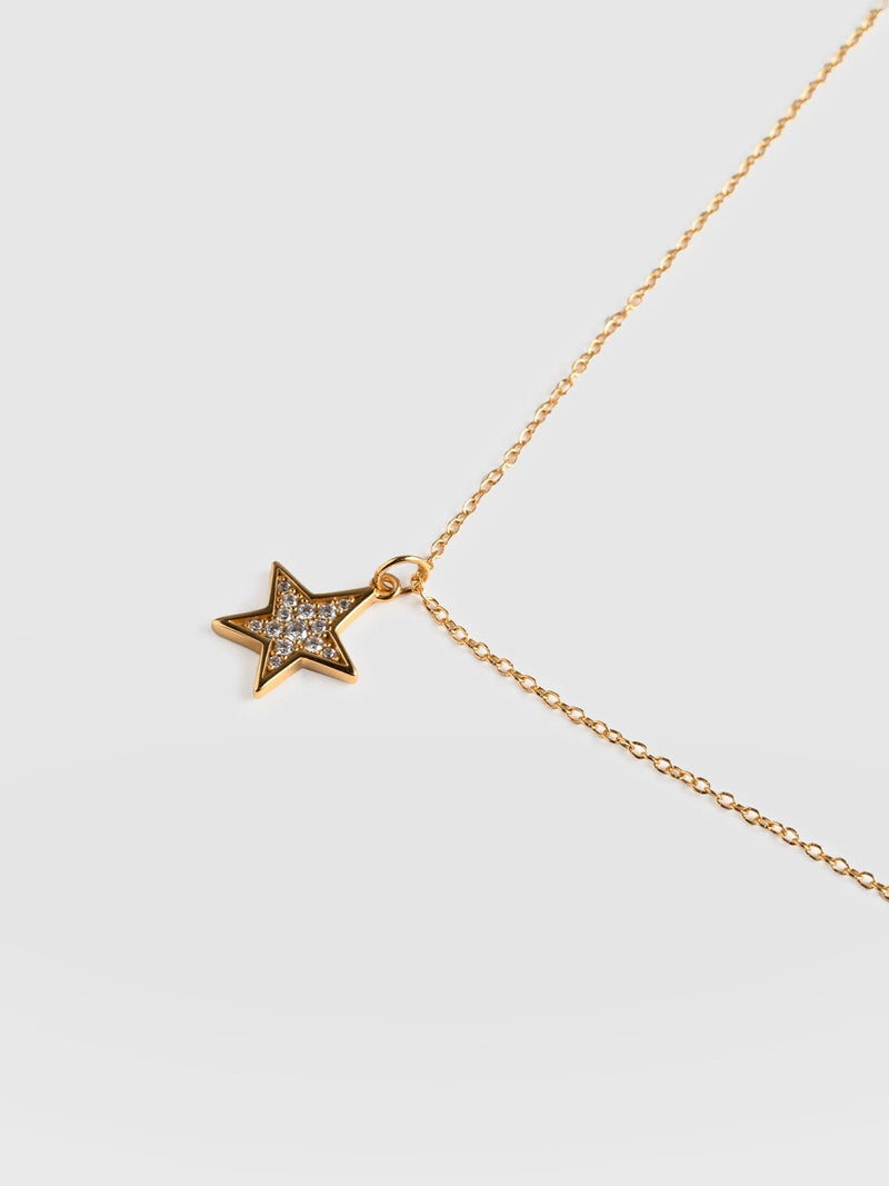 Astral Star Necklace - Gold