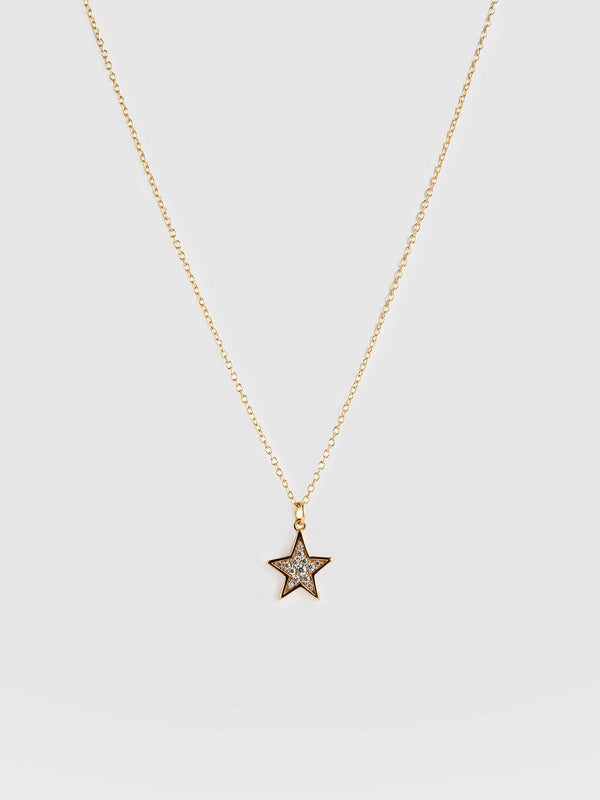 Astral Star Necklace - Gold