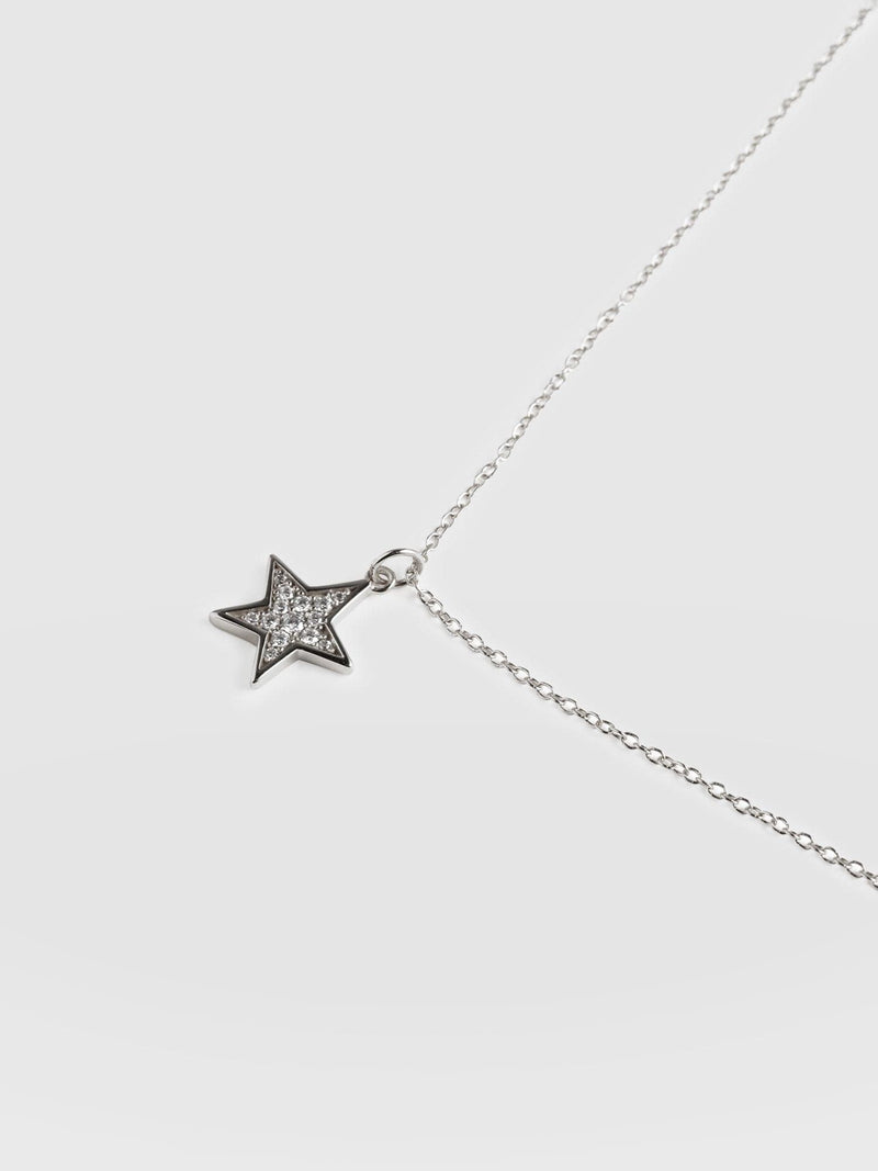 Astral Star Necklace - Silver